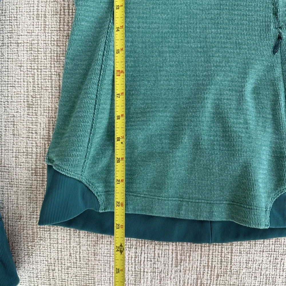 Lululemon Pullover Womens Sz Small Green‎ Quarter Zip Stretch